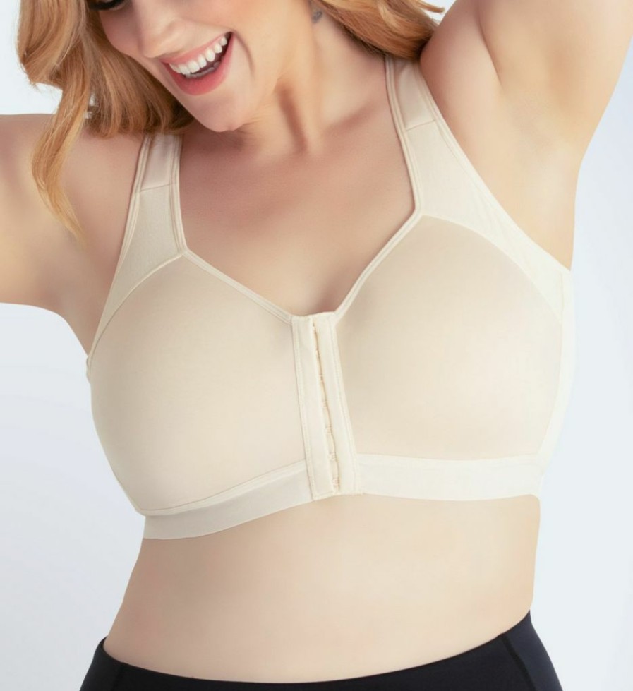 * Fashionable Leading Lady Lillian Front Close Posture Back Wireless Bra 5503 | Bras