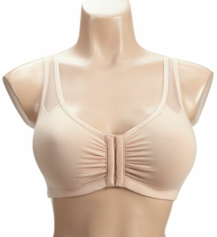 * Reliable Quality Fruit Of The Loom Comfort Cotton Blend Front Close Sports Bra Ft715 | Bras