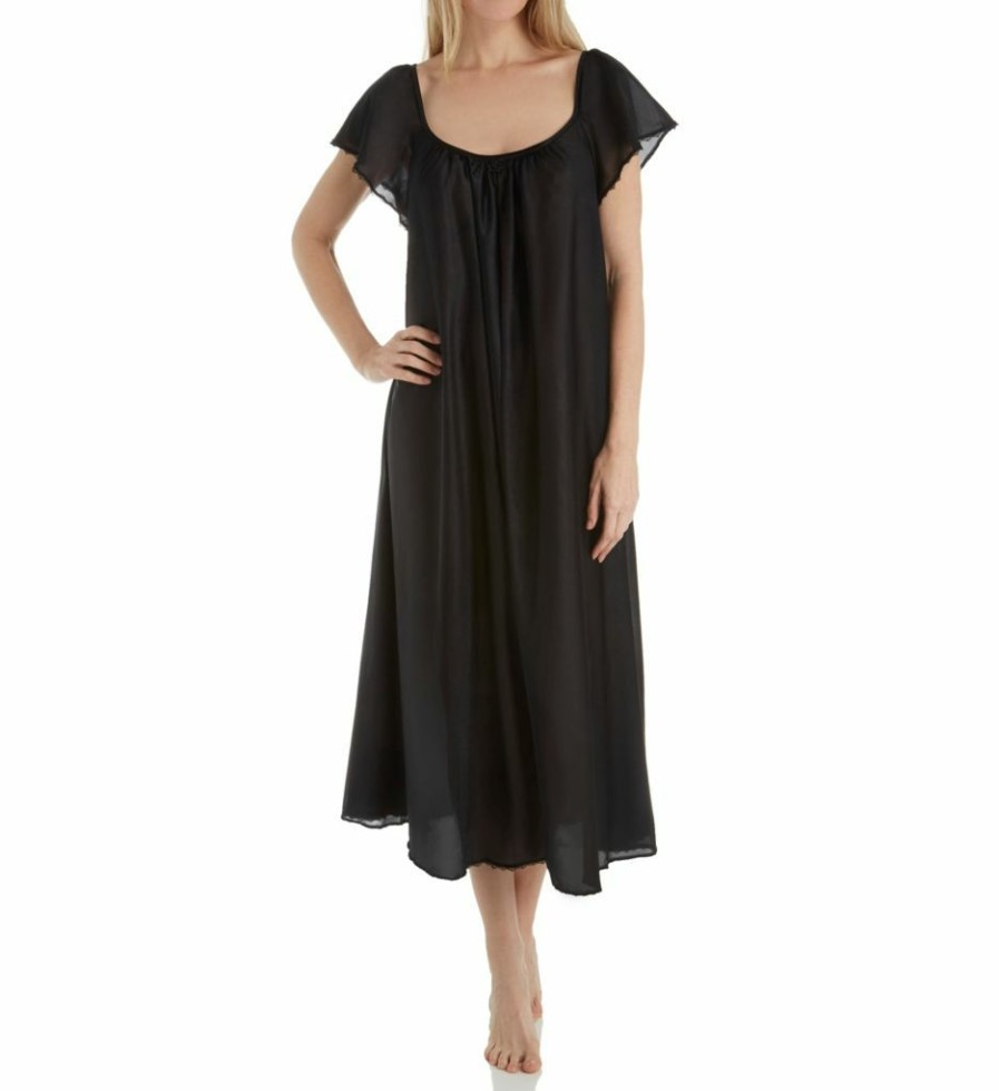 * Closeout Sale Amanda Rich Cap Sleeve Ankle Length Gown 150-Sh | Sleepwear