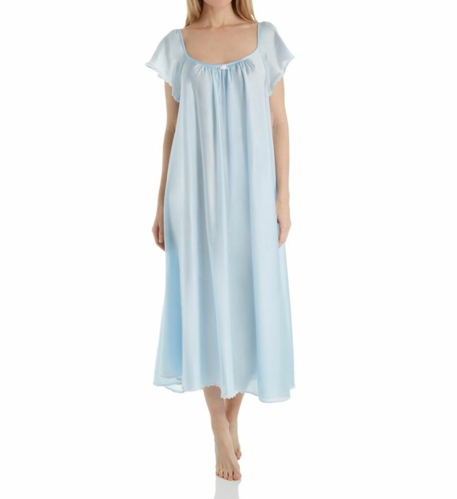 * Closeout Sale Amanda Rich Cap Sleeve Ankle Length Gown 150-Sh | Sleepwear