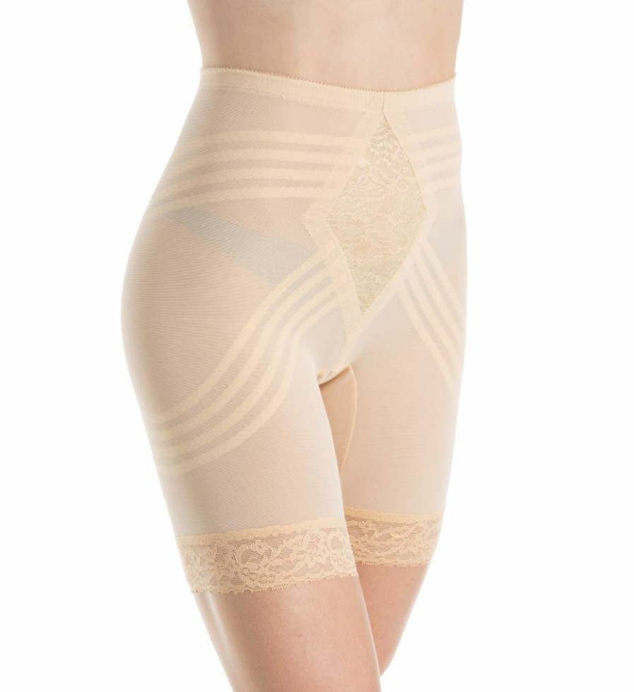 * Discount Rago Shapette Long Leg Shaper With Contour Bands 679 | Shapewear