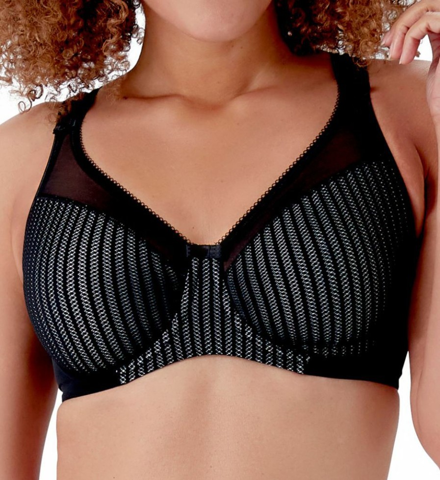 * Best Sale Berlei Beauty Stripe Underwired Minimizer Bra B541 | Bras