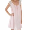 * Shop New Amanda Rich Lace Cap Knee Length Gown 106-Sh | Sleepwear