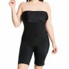 * Sales Instantfigure Curvy Bandeau Body Short With Open Gusset Wbs011X | Shapewear