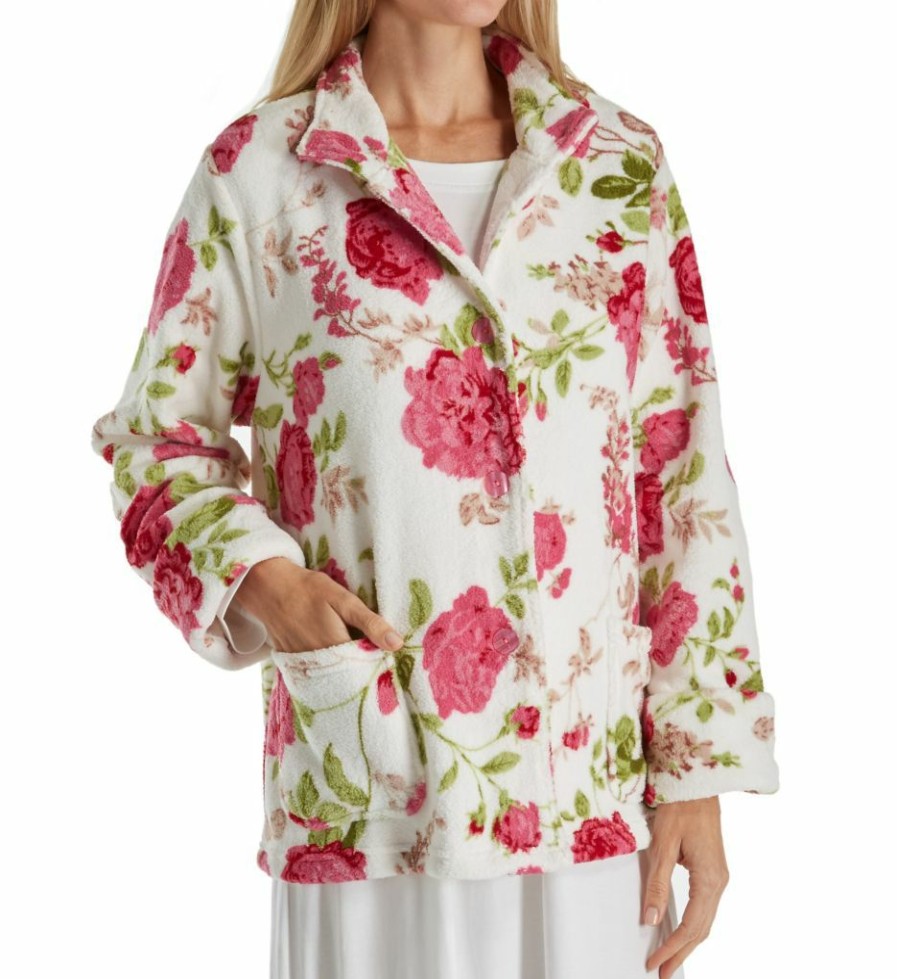 * Less Expensive La Cera Bed Jacket 88121 | Sleepwear