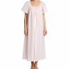 * Flash Sale Amanda Rich Short Sleeve Long Gown With Eyelet Trim 145-80 | Sleepwear