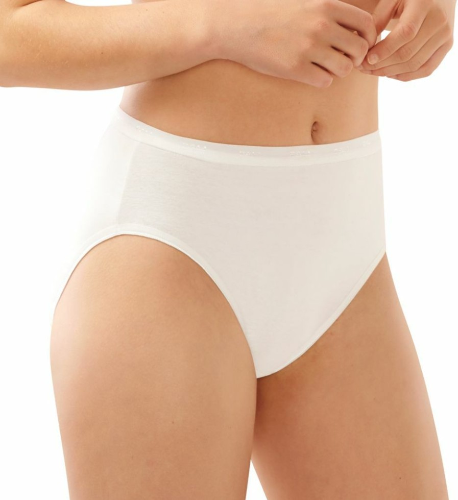 * Discount Bali Full-Cut-Fit Stretch Cotton Hi-Cut Brief Panty Ff62 | Panties