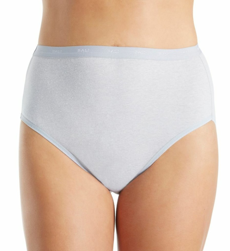 * Discount Bali Full-Cut-Fit Stretch Cotton Hi-Cut Brief Panty Ff62 | Panties