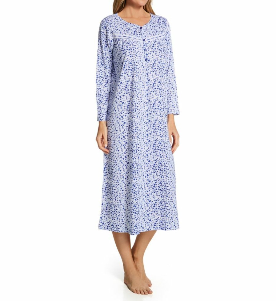 * New La Cera Cotton Knit Long Sleeve Nightgown 1530 | Sleepwear