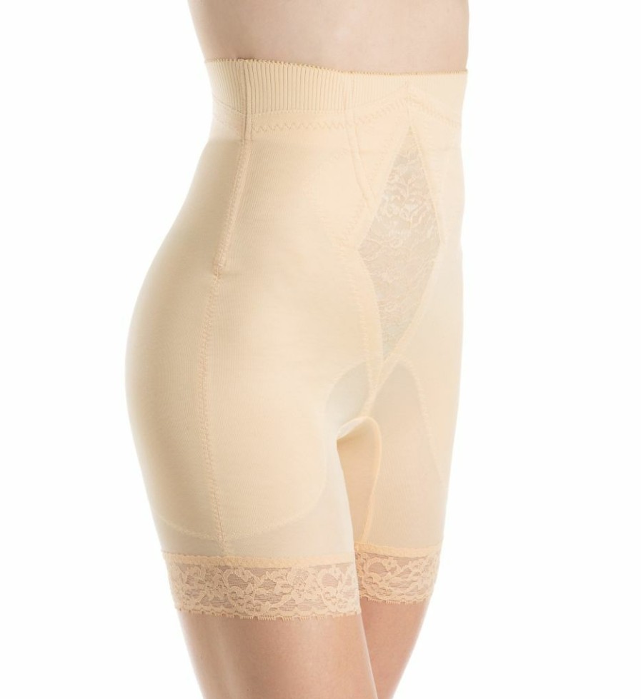 * Excellent Rago Diet Minded No Roll High Waist Long Leg Shaper 6206 | Shapewear