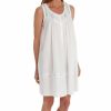 * Best Sale La Cera 100% Cotton Woven Embroidered Short Gown 1163C | Sleepwear