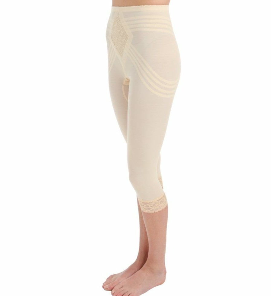 * Sales Rago Shapette Capri Pant Liner With Contour Bands 6269 | Shapewear