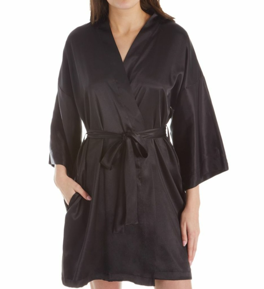 * Discount Shadowline Charming Satin Wrap Robe 4510 | Sleepwear