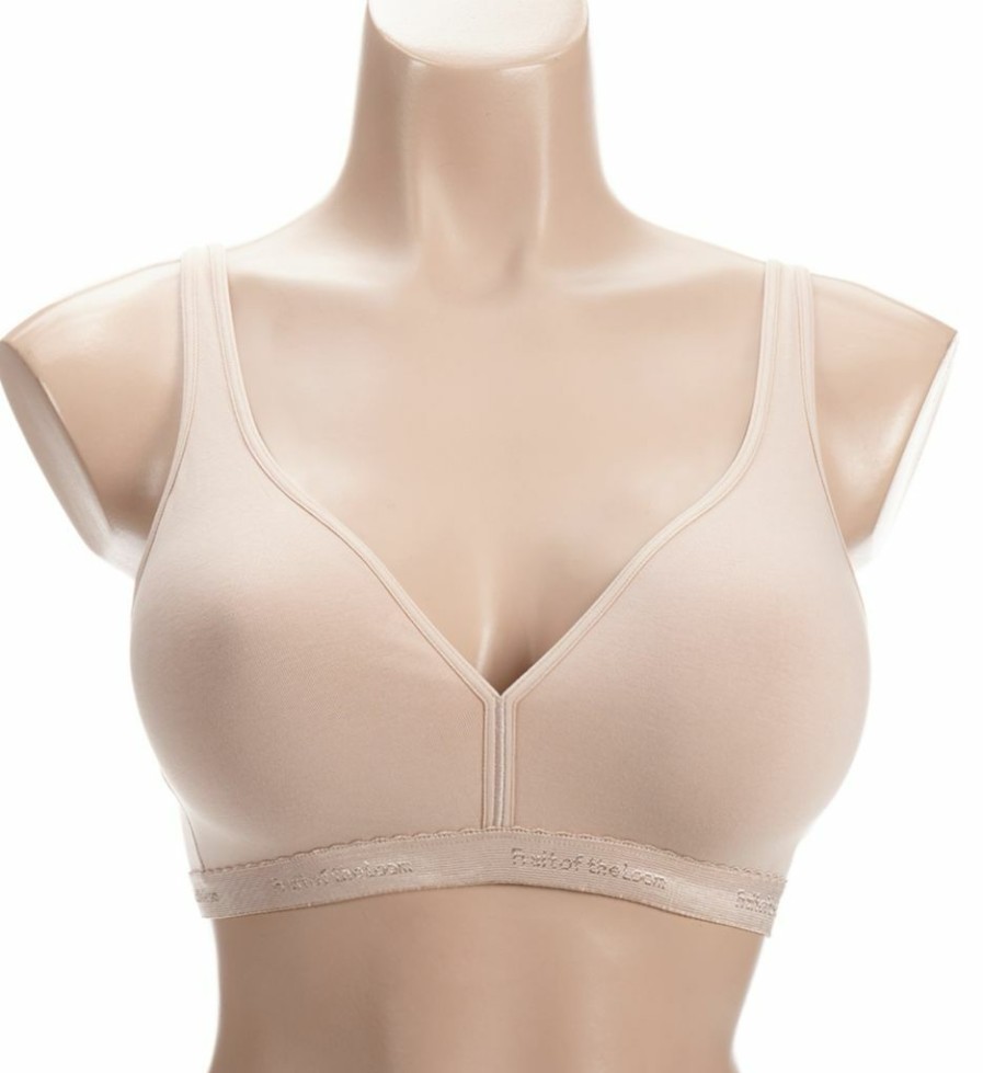 * Special Fruit Of The Loom Lightly Lined Wirefree Bra 2 Pack Ft799 | Bras