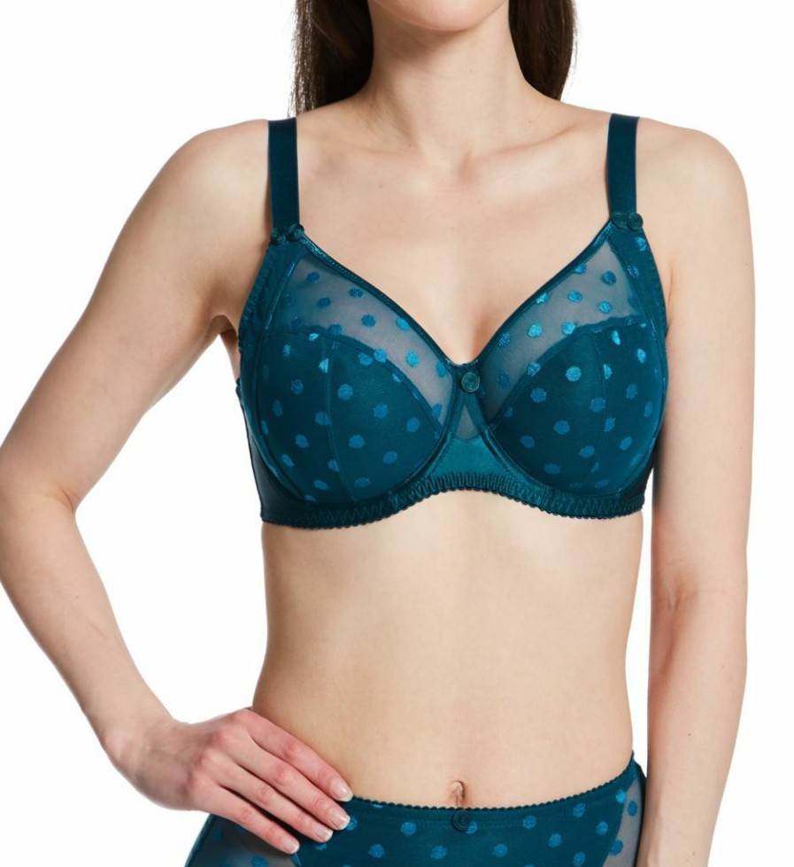 * Shop New Fit Fully Yours Carmen Polka Dot Lace Multi-Part Bra B2498 | Bras