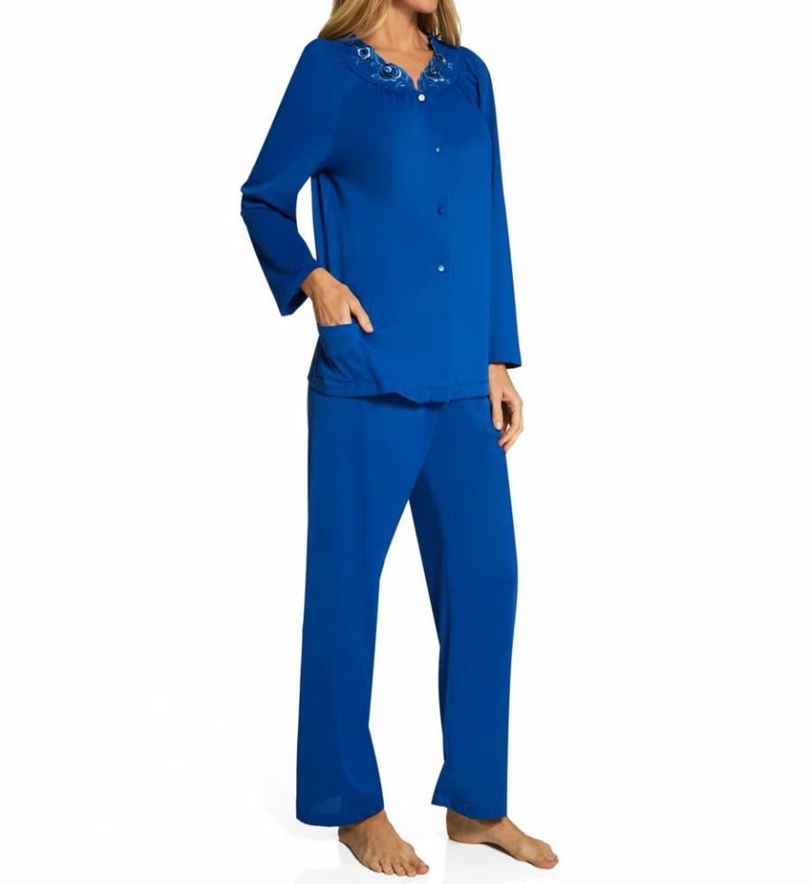 * Exclusive Shadowline Petals Long Sleeve Pajama Set 76283 | Sleepwear