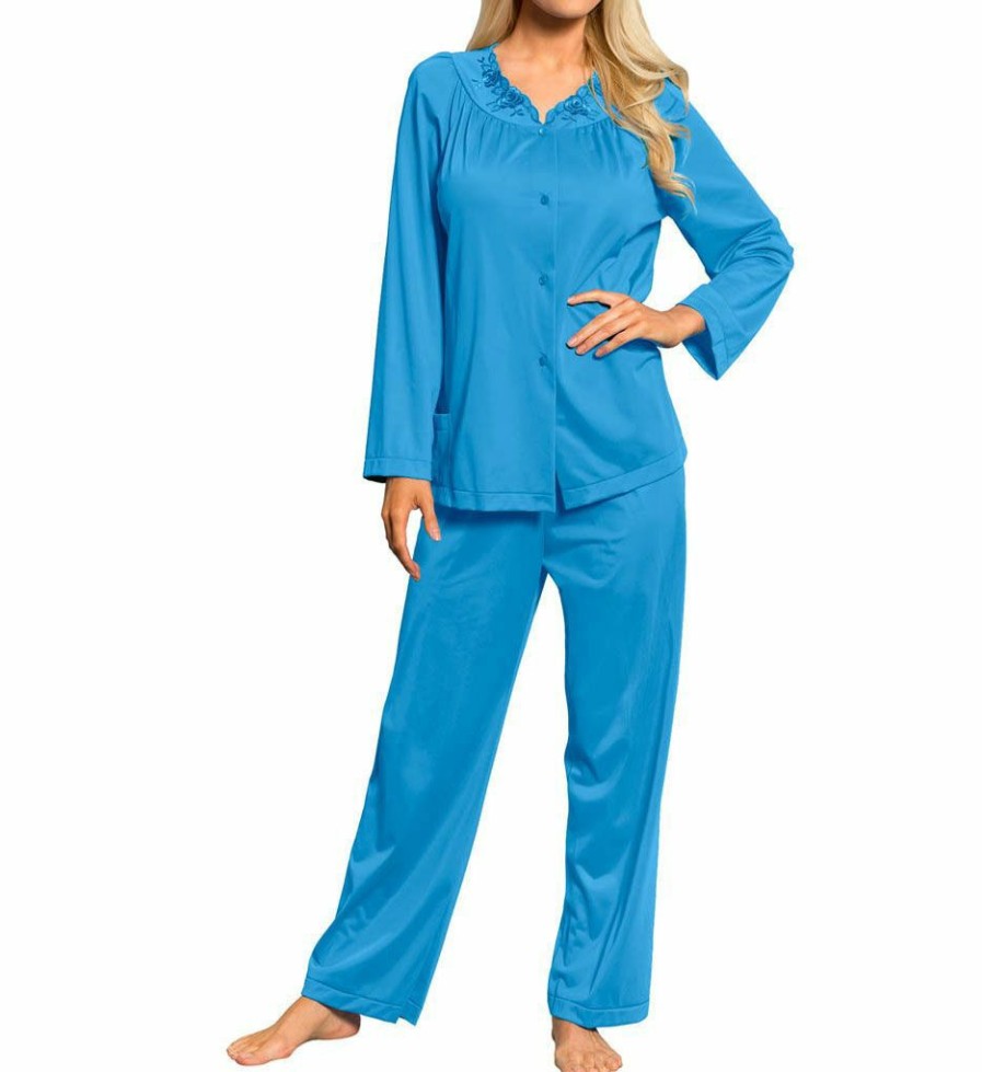 * Exclusive Shadowline Petals Long Sleeve Pajama Set 76283 | Sleepwear