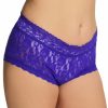 * Flash Sale Hanky Panky Signature Lace Plus Wide Band Boyshort Panty 481281X | Panties