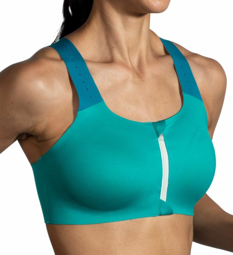 * Shop New Brooks Dare Zip Front 2.0 Drilayer Sports Bra 350083 | Bras