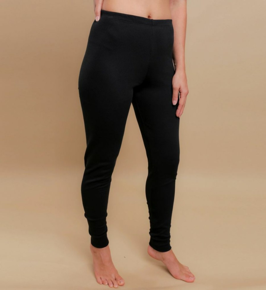 * Wholesale Cottonique Latex Free Cotton Thermal Base Layer Legging W12239 | Sleepwear