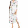 * Less Expensive La Cera 100% Cotton Voile Lined Hummingbird Print Caftan 3055 | Sleepwear